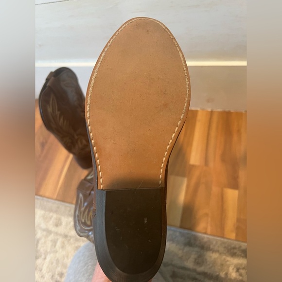 Women’s Laredo Lea Vamp Fox Brown Cowboy Boots, size 7, GUC, cowgirl, western - Picture 7 of 10